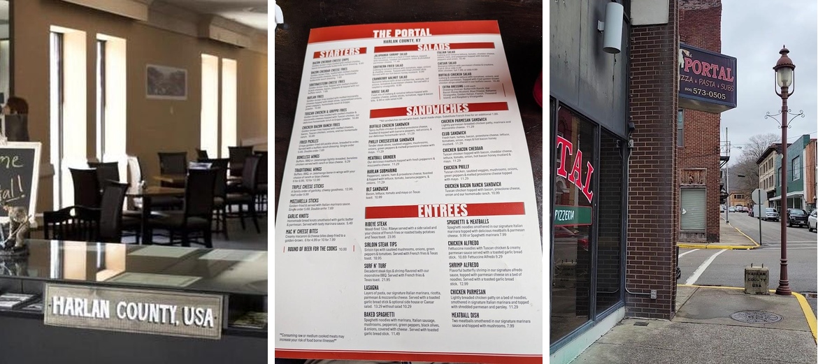 The Portal Pizzeria Menu