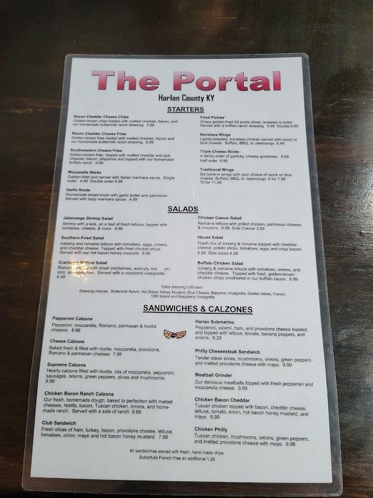 The Portal Pizzeria Menu image 4